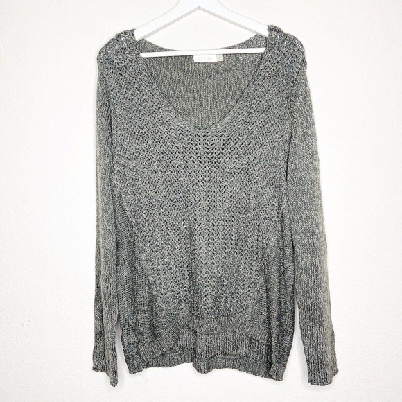 RD Style Mixed Knight High Low Sweater Sz L - Picture 1 of 8